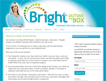 Tablet Screenshot of brightoutsidethebox.com